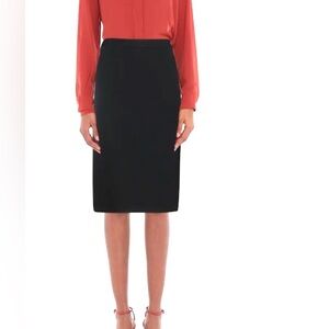 Burberry Black Pencil Skirt - Timeless Tailored Silhouette